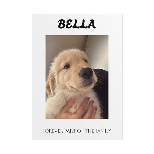 Personalized Pet Photo Poster