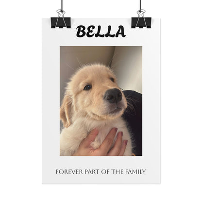 Personalized Pet Photo Poster