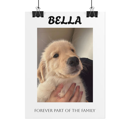 Personalized Pet Photo Poster