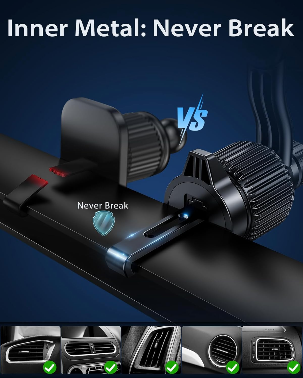 MagDrive™ 360° Magnetic Car Phone Mount